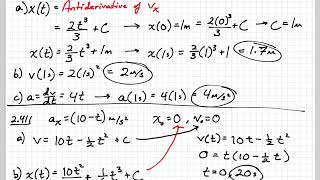 Kinematics Quiz 1 Practice Solutions