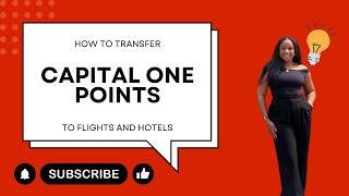 How to Transfer Capital One Points to Flights &amp; Hotels (Step-by-Step) #capitalone #travelrewards