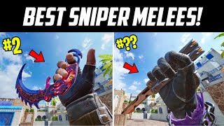 Top 5 BEST Melees for Snipers!  Fast Switching Melees