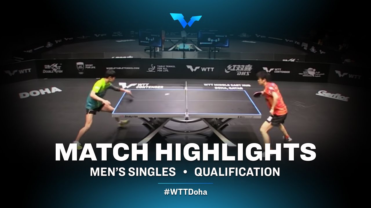 Cho Daeseong vs Masaki Yoshida WTT Contender Doha 2021 Mens Singles QUAL Highlights