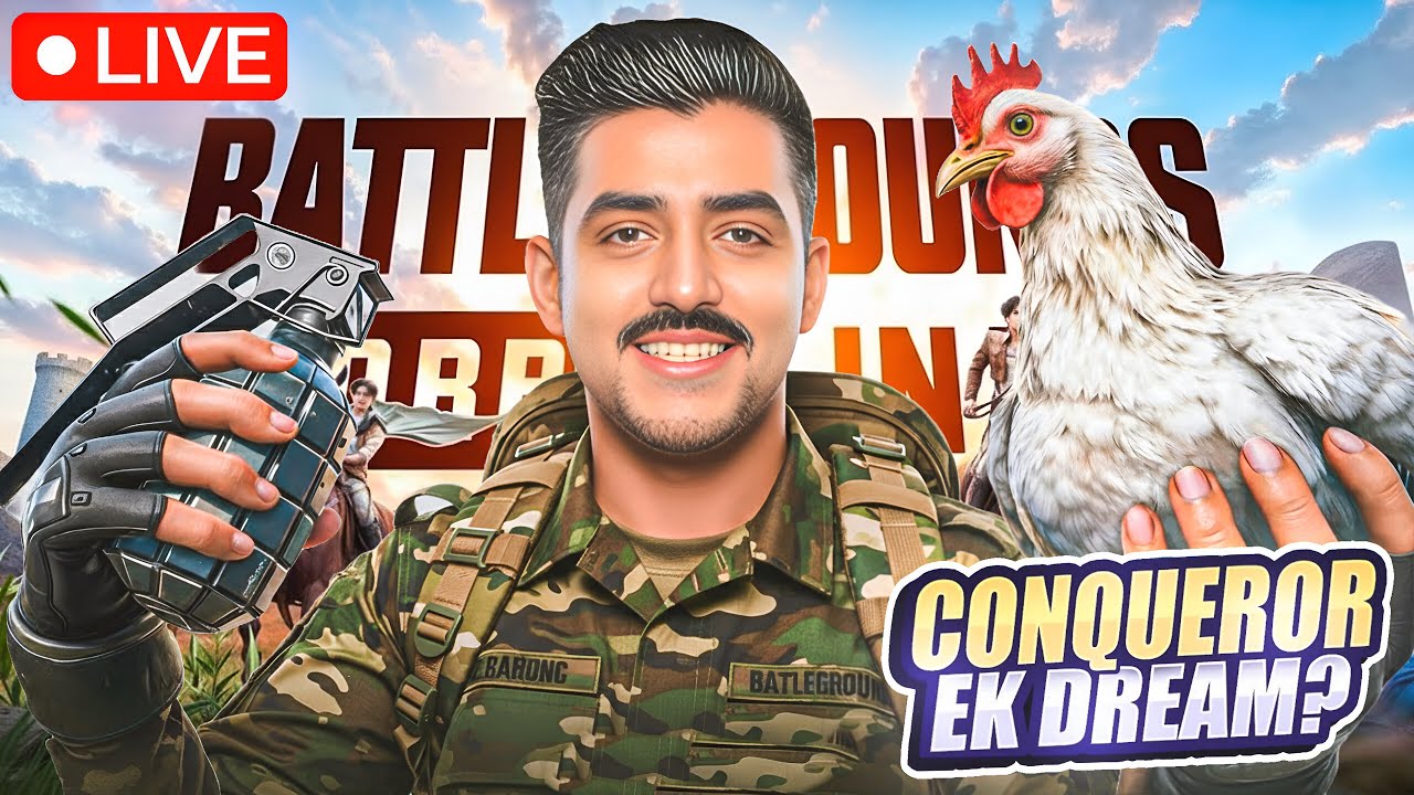 Day 17 | Solo vs Squad Winter Update 4.2 Rank push to Conqueror 