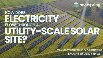 How Does Electricity Flow Through a Utility-Scale Solar Site?