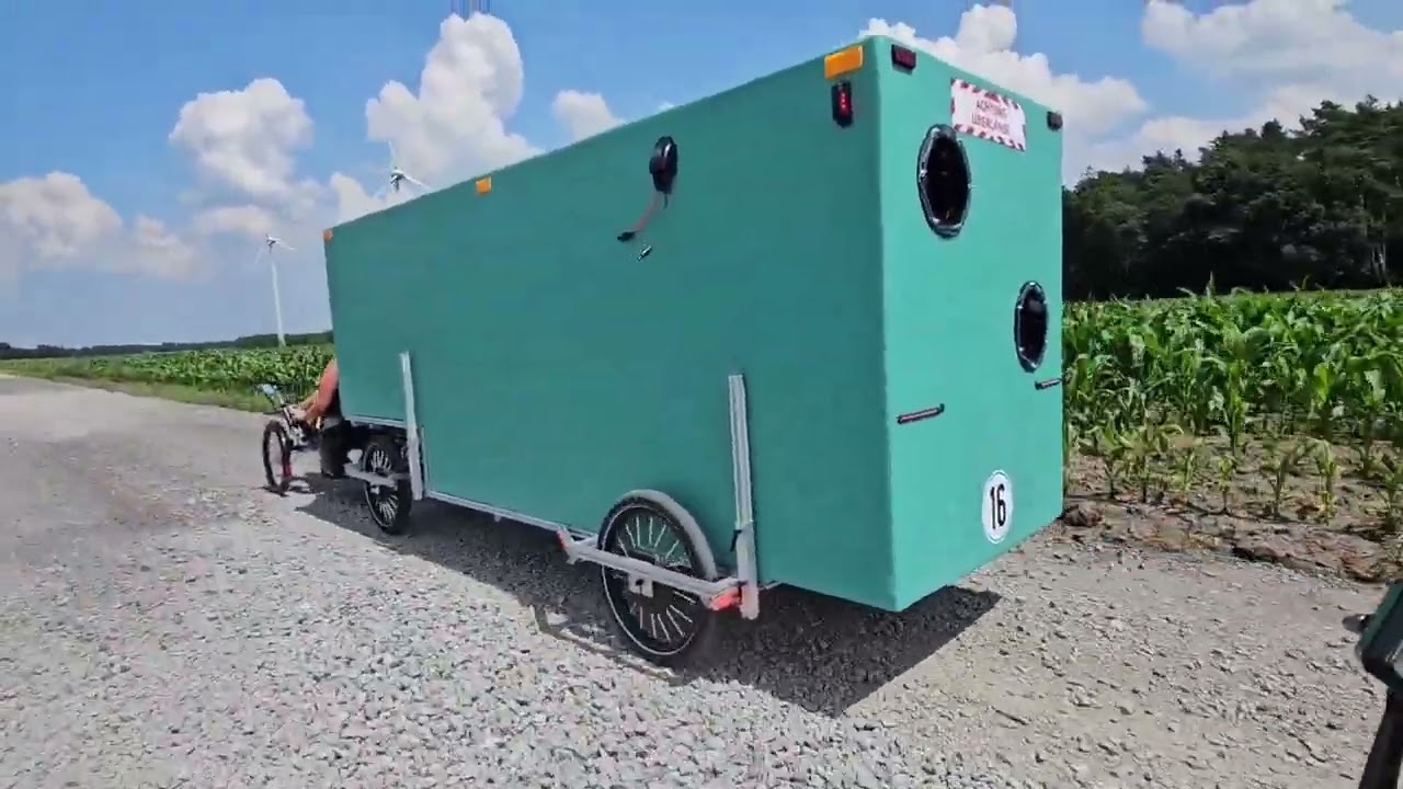 Erste kleine Testfahrt mit Sanne's Tiny One