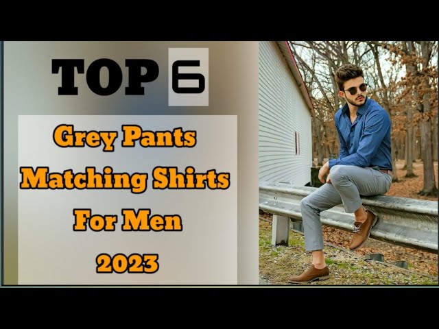 Men's Guide to Matching Pant Shirt Color Combination - LooksGud.com