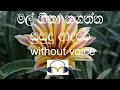 Mal Hina Naganna Karaoke without voice මල් හිනා නගන්න සුසුදු ආදරේ
