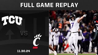 TCU vs. Cincinnati (11.30.24) Full Game Replay | Big 12 Football