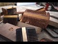 Making a wooden beard comb Making a wooden beard comb