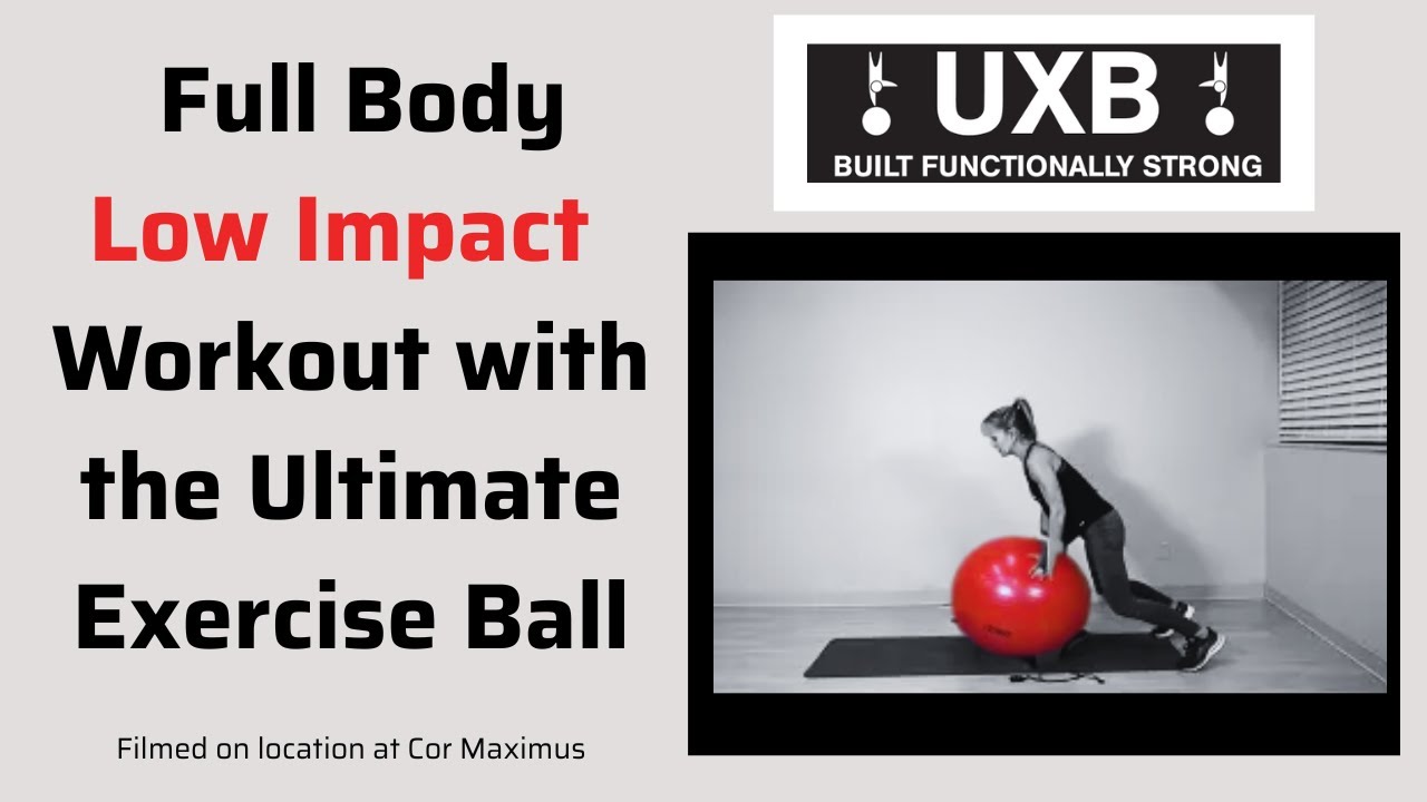 Full Body Workout with the Ultimate Exercise Ball | 10-Minute Low ...