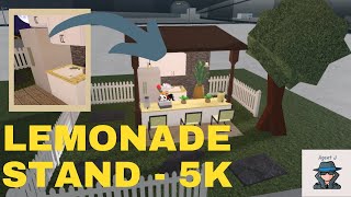 Bloxburg | Lemonade Stand Speed Build