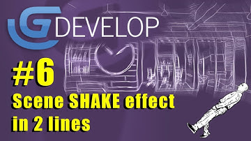 GDevelop 5 #6 - Shake and jitter your scene in 2 lines!