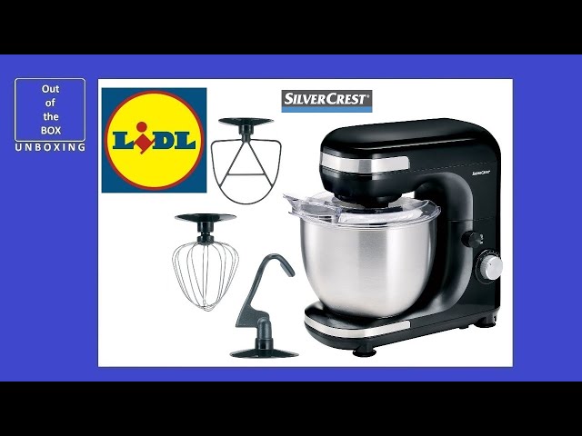 SilverCrest Stand Mixer ROBOT MULTIFONCTION SKM 600 A1 UNBOXING (Lidl 600W  5L) - YouTube