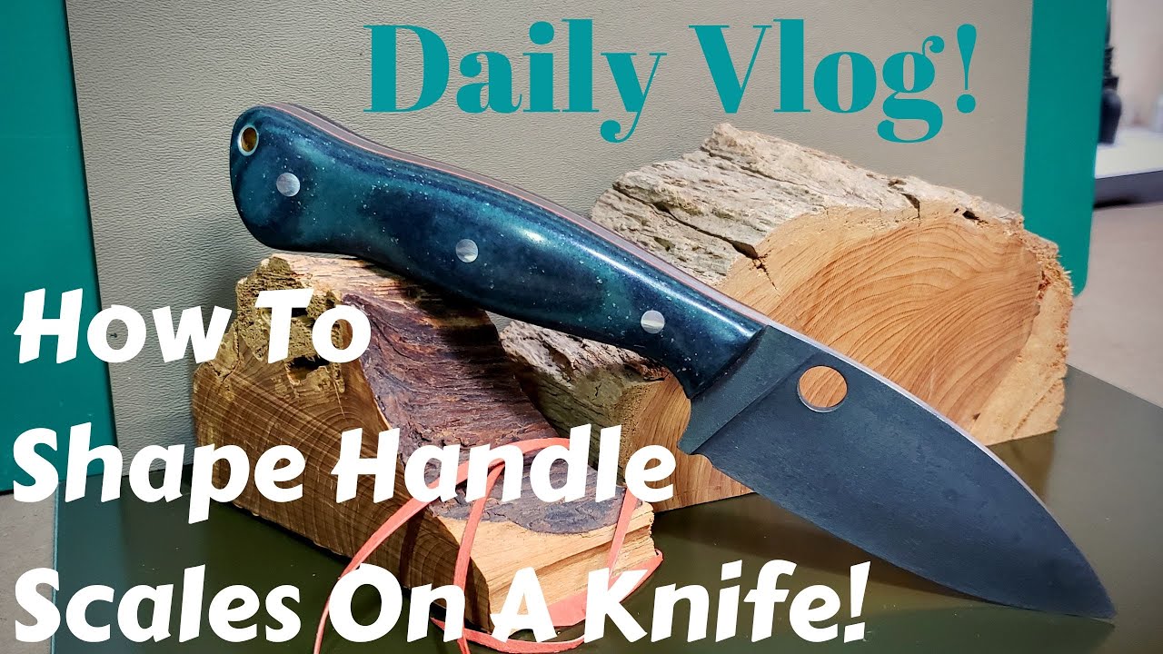 How to Make a Knife Handle - Preparing Handle Scales 