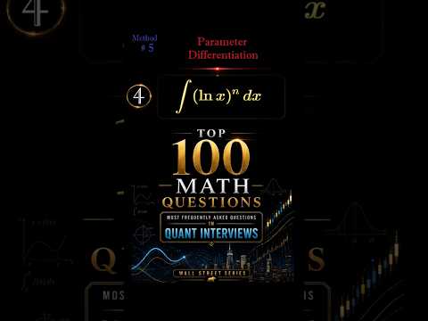 Differentiate the Exponent to Solve the Integral |Method 5 | Top 100 Math Questions: No.004