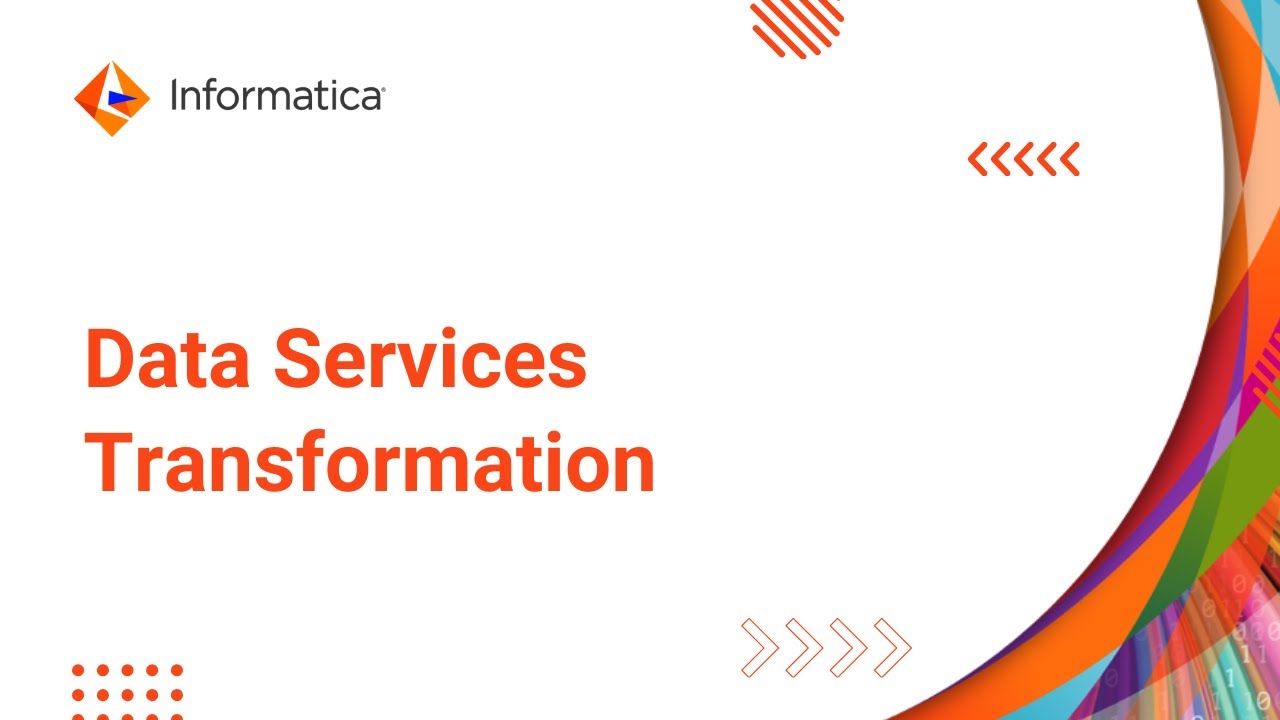 Data Service Transformation in IICS - YouTube
