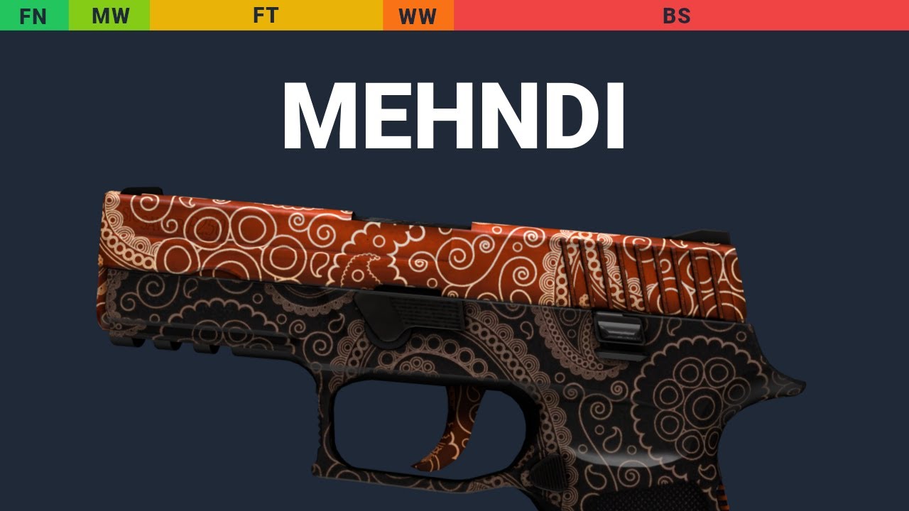 P250 Mehndi - Skin Float And Wear Preview - YouTube