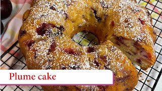 کیککیک خانگی خوشمزه آلودوناتtortacakedolceplumcakePrugnaCiambella