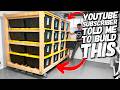 How to build a double sided mobile storage unit start to finish