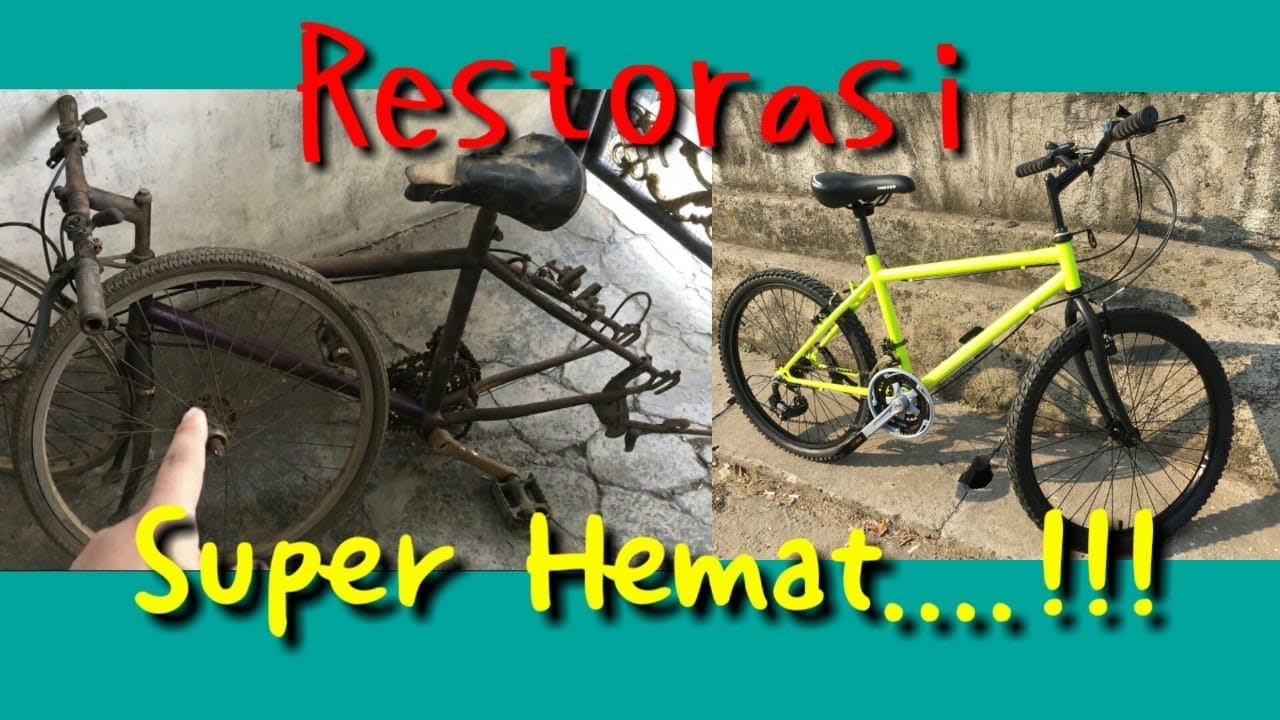 Restorasi Sepeda  Federal  Jadul  YouTube