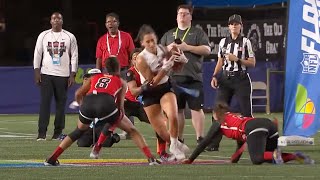 Women's Flag Football Championship: USA vs. Mexico | 2022 World Games screenshot 4