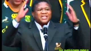 Bokke - Fikile Mbalula send off - springbok song - mabokoboko - muur hulle song