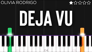 DEJA VU – OLIVIA RODRIGO PIANO CHORDS & Lyrics – Bitesize Piano