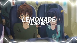 lemonade - internet money ft. don toliver, gunna & nav [edit audio]