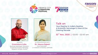 Your Destiny in India’s Destiny | Greenstone Lobo with Dr Meena Rajesh | OCLF
