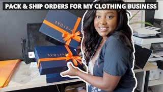 How I Pack Orders For My Clothing Business | Packing ASMR