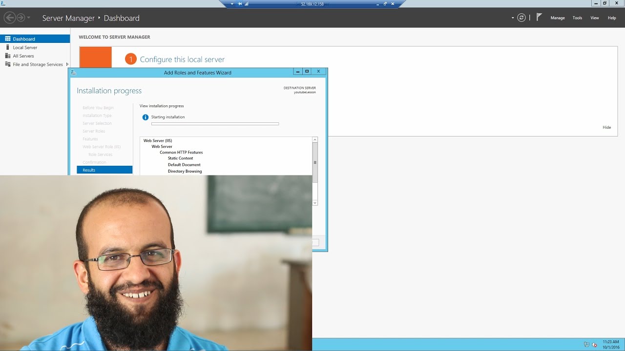 ج2 مايكروسفت أزور - P2 - windows web server on Microsoft azure Resource Manager (ARM