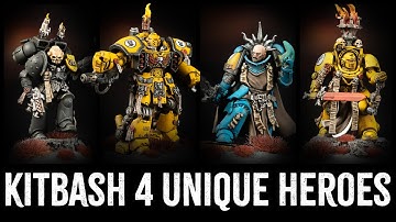 How to KITBASH Unique Space Marine Characters