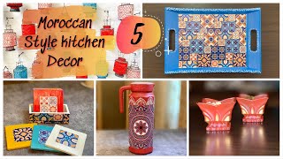 5 Moroccan Style Upgrades for The Kitchen | Kitchen Decor Ideas | GADAC DIY