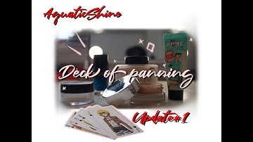 Deck of Panning Project Pan Intro & Update  - February 2021 #DeckOfPanning