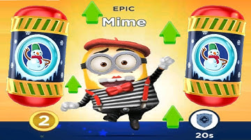 Despicable Me Minion Rush Mime Level Up Costume gameplay walkthrough ios / android