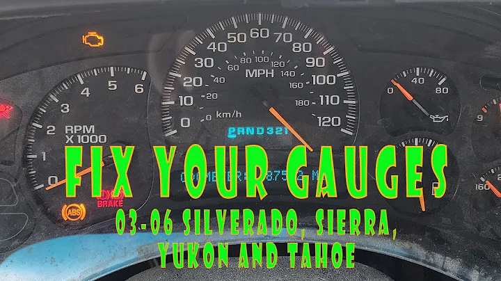 Upgrade Your 2005 Chevy Silverado Speedometer - Improve Performance Now!