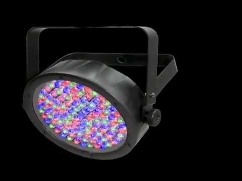 Chauvet DJ SlimPAR 56 Slim DMX RGB LED Wash Light - Black