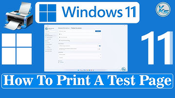 ✅ How To Print A Test Page Windows 11