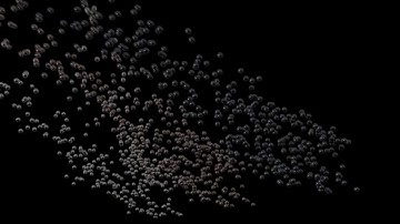 Particle Flow 3Ds max Balls