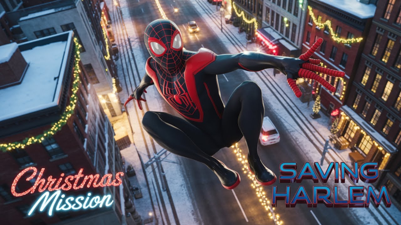 Spider-Man Miles Morales PS5 | Story Walkthrough 🎮 | Saving Harlem & Christmas!