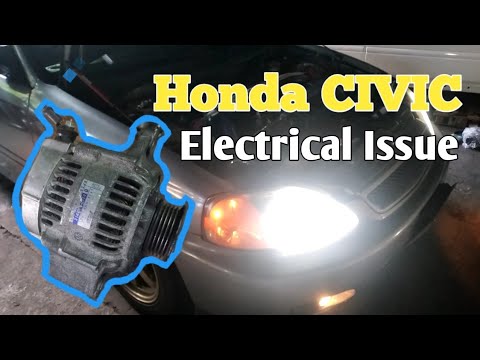 Honda CIVIC: Electrical Issue - Alternator - YouTube