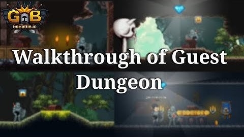 Gobattle.io | Walkthrough of Guest Dungeons | Mobile | Alpha Version