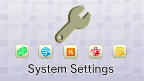 Nintendo 3DS System Settings Music