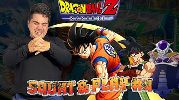 🏋️‍♂️🔥Squat & Play: Dragon Ball Z Kakarot  – 🎮 Full Journey (Ep.4) #weightloss #fitness #gaming