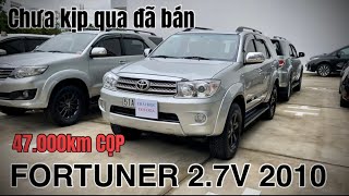 Cách kiểm tra xe cũ cơ bản Fortuner 2.7 cọp 47,000km [ ĐÃ BÁN ] Thái Học Toyota Tân Cảng Mua Ô tô cũ