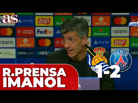 Rueda de prensa COMPLETA de IMANOL tras el REAL SOCIEDAD 1- PSG 2