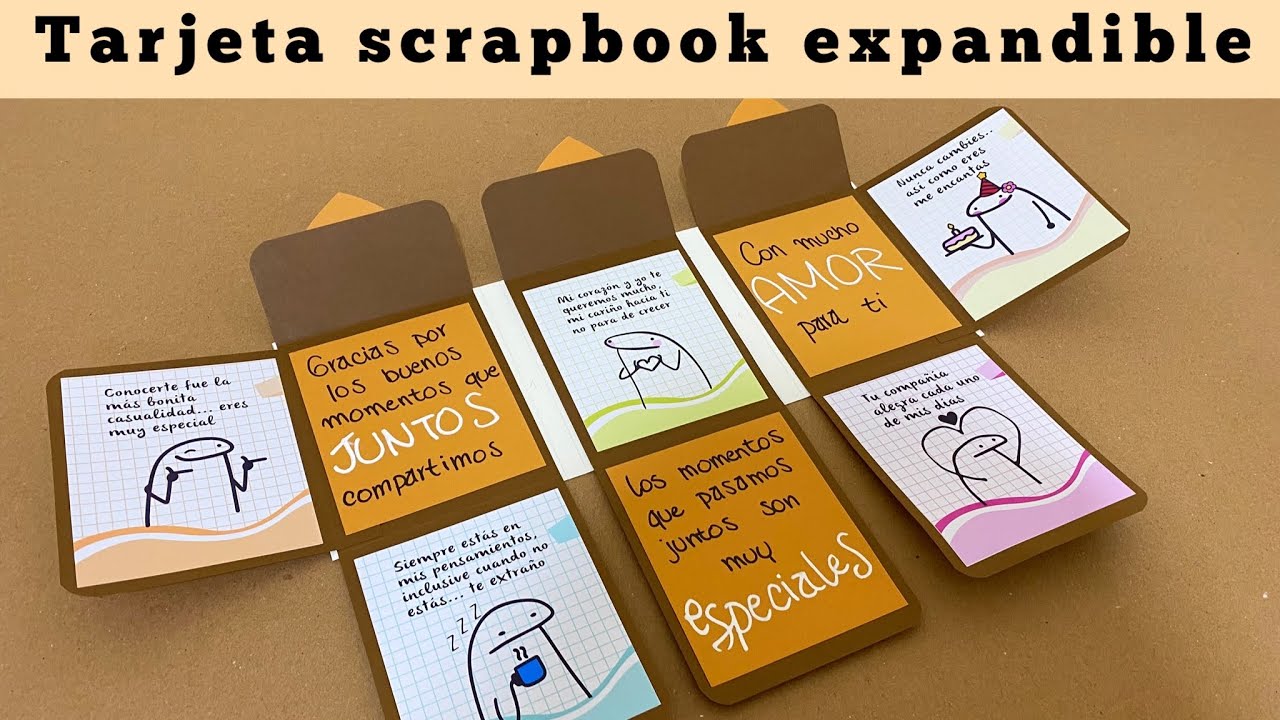 El mejor regalo de amor | Tarjeta SCRAP EXPANDIBLE