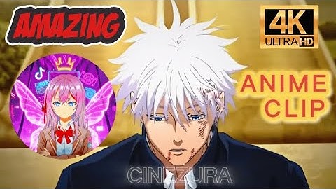Amazing 4K(ultra-HD) Anime Clip for editing #cinezura #viral #trending #foryou 