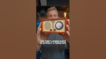 Could you crack this radio puzzle box?!! #puzzle #puzzles #puzzlebox #brainteaser