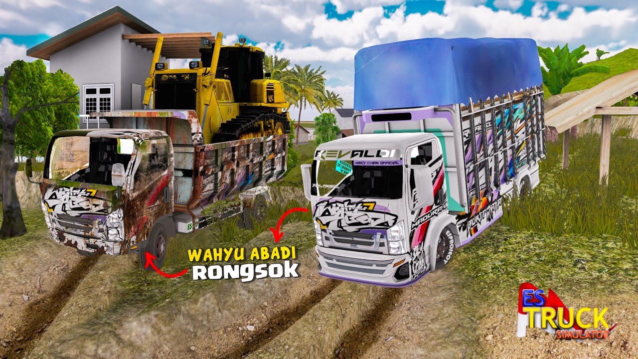 Rombak Truck Wahyu Abadi Rongsok Jadi Truck Keren🔥 ES Truck Simulator ID