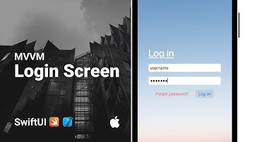 Create a Beautiful Login Screen in SwiftUI with MVVM Tutorial (iOS 2022)