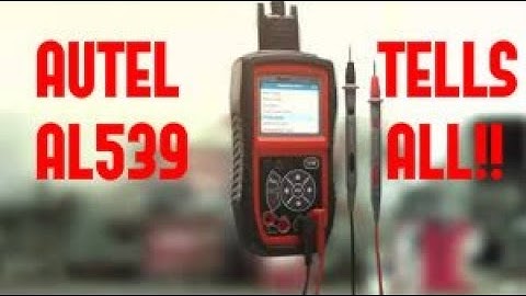 Autel AL539 OBD2 Diagnostic Scanner - Demo and Review